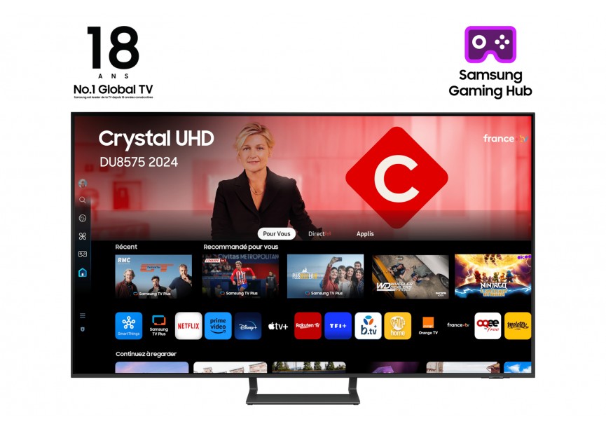 Samsung TU75DU8575 75 190cm 4K Smart Wifi Led tv 2024