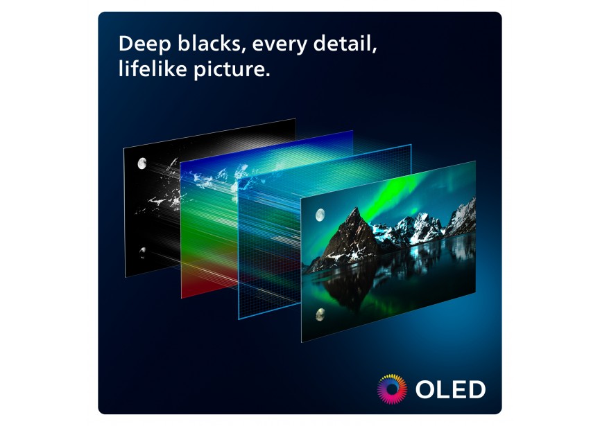 Philips 65OLED809/12 65 165cm Ambilight 4K UHD OLED TV 2024