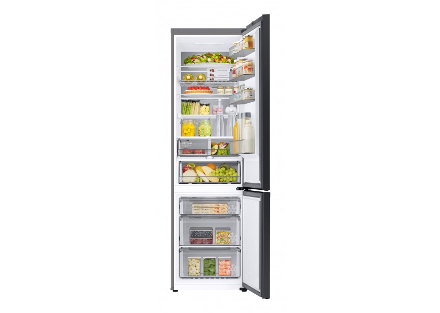 Samsung RB38C7B6CS9/EF 203 cm Mat RVS Zuinige koel-vrieskast