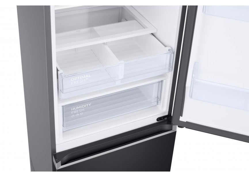 Samsung RB38C607AB1 EXTREEM Zuinig 185cm 344L Zwart RVS