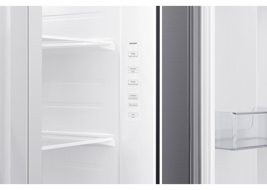 Samsung INOX-RVS Premium Amerikaanse koelkast -kraan nodig-