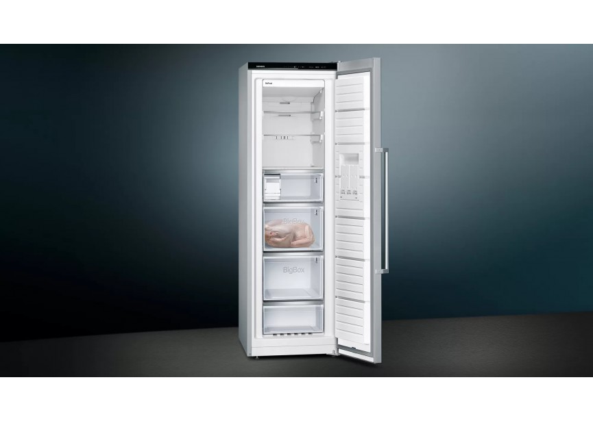 Siemens GS36NAIDP 186cm 242L Zuinige NoFrost Diepvriezer RVS