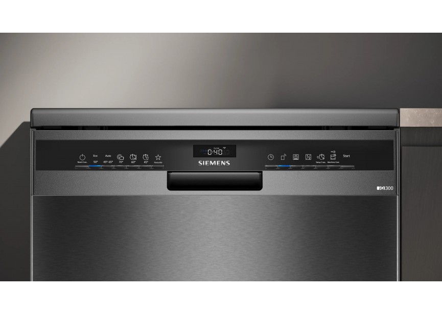 Siemens SN23EC22AE Erg Zuinig A-klasse vaatwasser BlackSteel