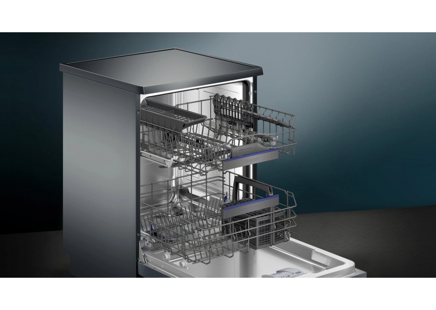 Siemens SN23EC22AE Erg Zuinig A-klasse vaatwasser BlackSteel