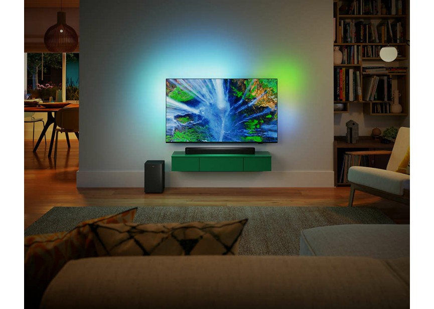 Philips 2.1 soundbar - bluetooth - draadloze subwoofer