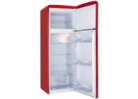 Amica AR7252R 167 cm Rode Retro Koelvries Combinatie