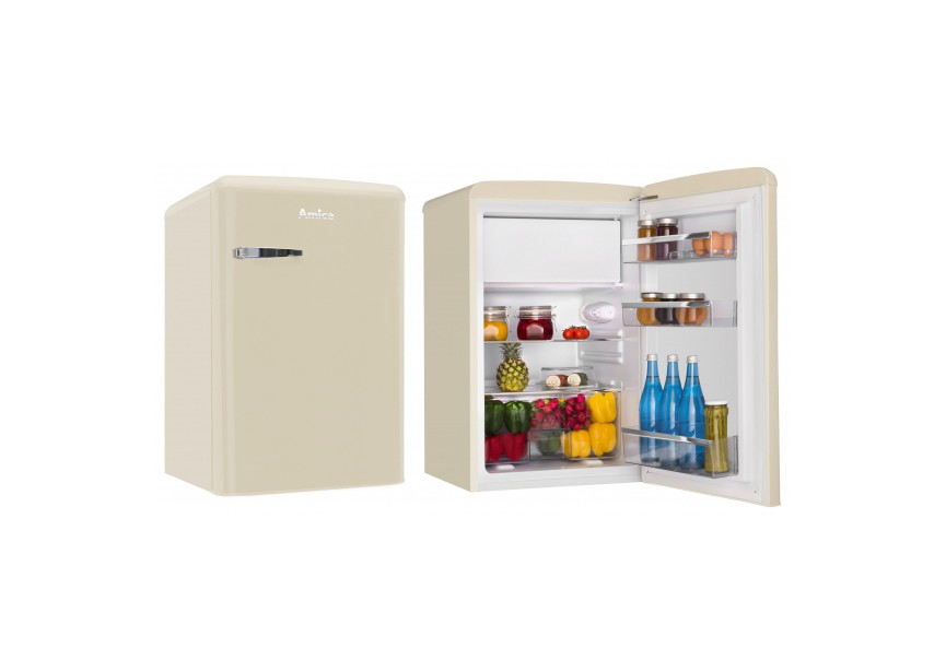 Amica AR1112C Retro Creme tafelmodel koelkast Vriesvak