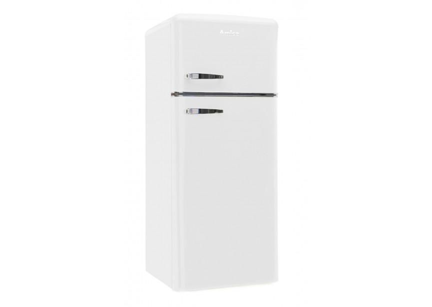 Amica AR7252W 167 cm Witte Retro Koelvries Combinatie