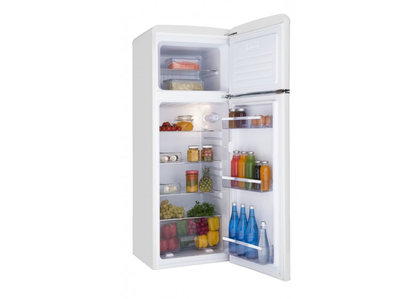 Amica AR7252W 167 cm Witte Retro Koelvries Combinatie