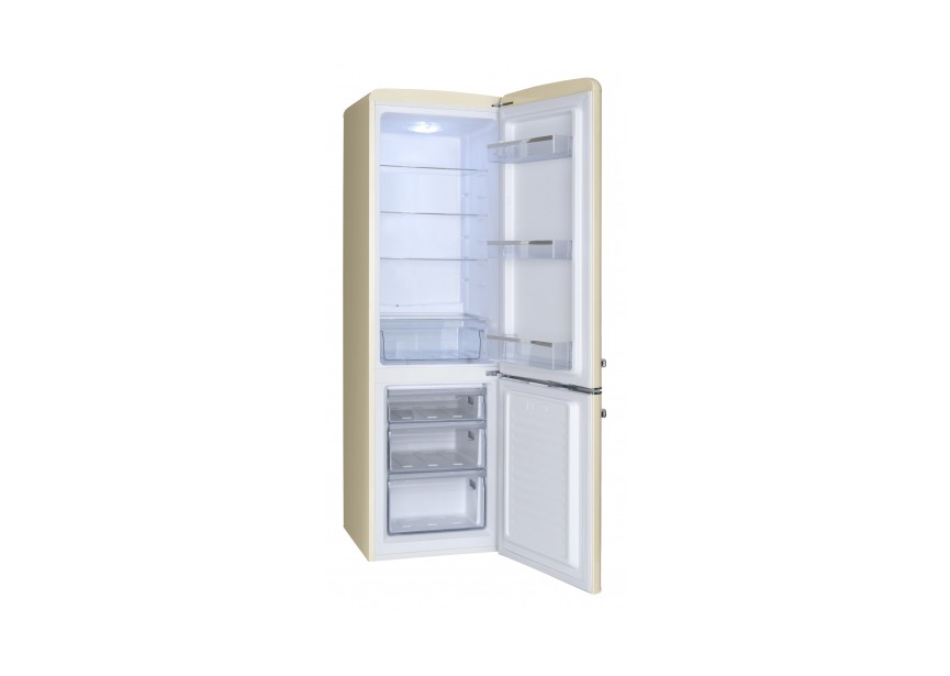 Amica AR8242C CREME retro koelvries combinatie