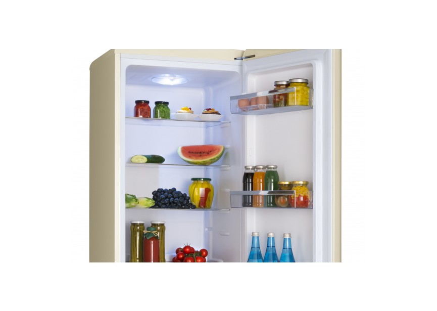 Amica AR8242C CREME retro koelvries combinatie
