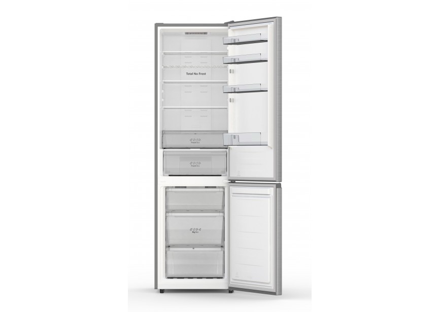 Hisense RB440N4ACA 202cm 336L A-klasse koel-vrieskast Inox