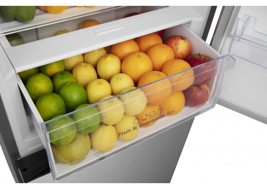 Hisense RB440N4ACA 202cm 336L A-klasse koel-vrieskast Inox