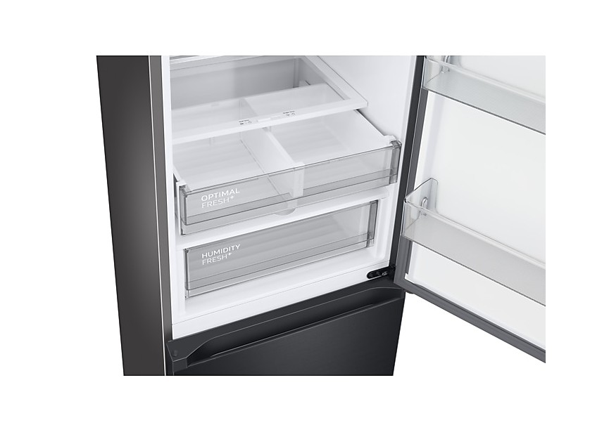 Samsung RB38C7B5BB1/EF Super Zuinig 203 cm 387 L Zwart Inox