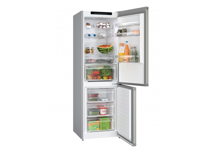 Bosch KGN362IBF 186 cm 218/103 L Zuinige koel-vrieskast
