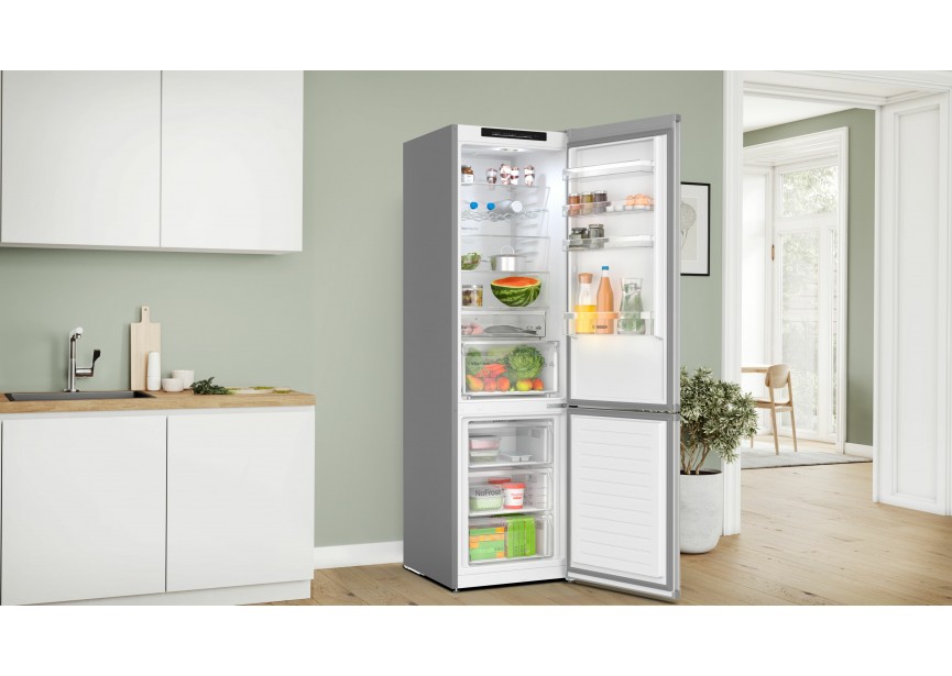 Bosch KGN392LBF 203 cm 260/103 L Zuinige koel-vrieskast