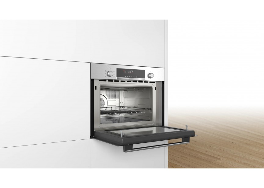 Bosch CMA585GS1 Microgolf met hetelucht AutoPilot Inox Zwart