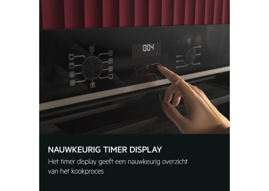 AEG TU5PB401SB 60cm SurroundCook Hete Lucht Oven 72 L