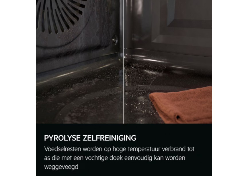 AEG TU5PB401SB 60cm SurroundCook Hete Lucht Oven 72 L