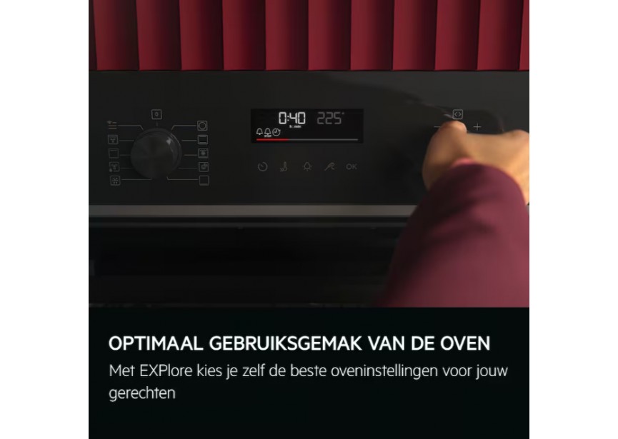 AEG TU5PB401SB 60cm SurroundCook Hete Lucht Oven 72 L