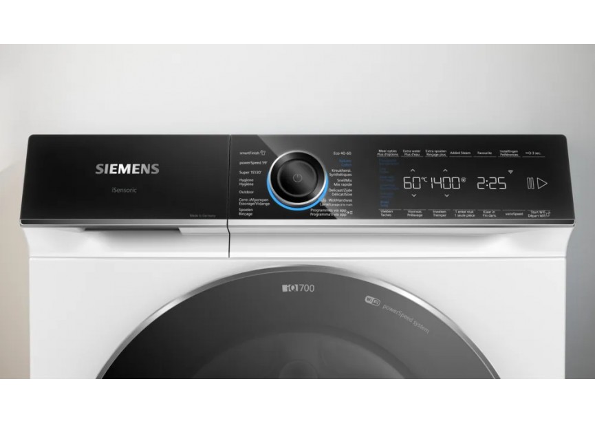 Siemens WG44B21PFG 9kg A-Klasse SpeedPack XL Wasautomaat