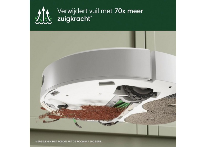 Irobot ROOMBA Plus 405 Combo stofzuigen dweilen Autowash Wit