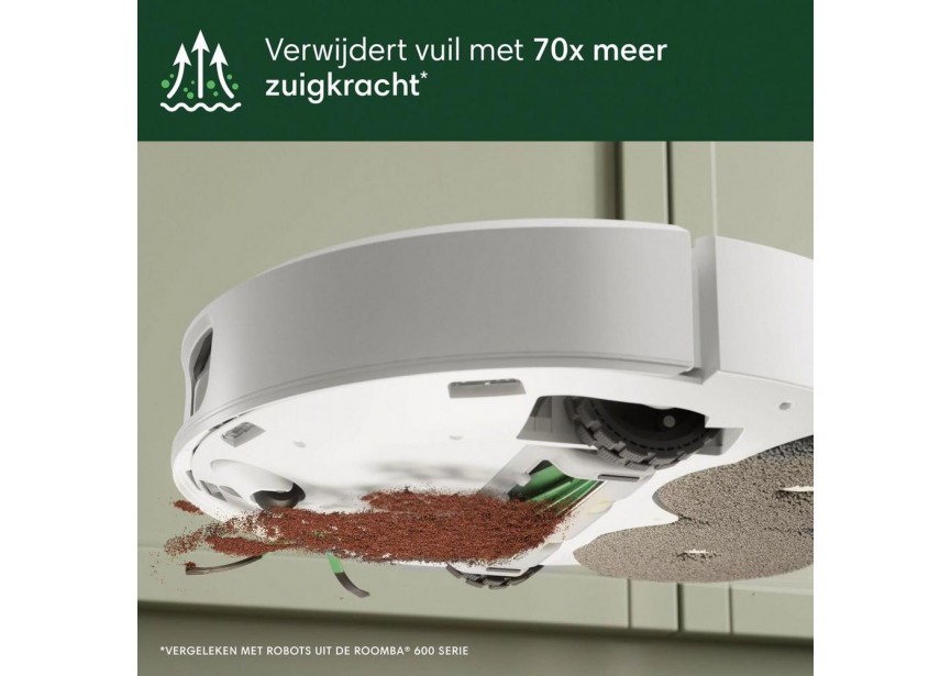 Irobot ROOMBA Plus 505 Combo stofzuigen dweilen Autowash Wit