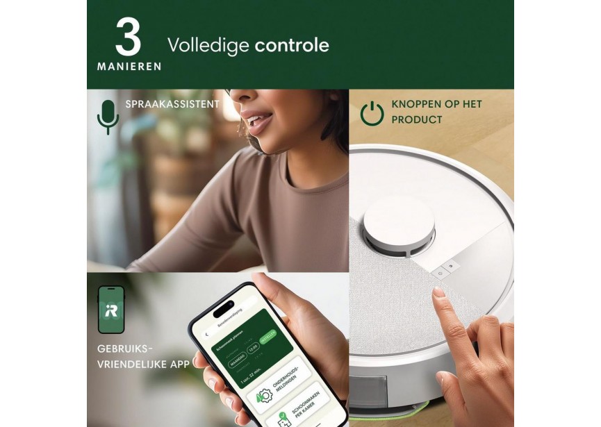 Irobot ROOMBA 105 Combo stofzuigen dweilen Wit