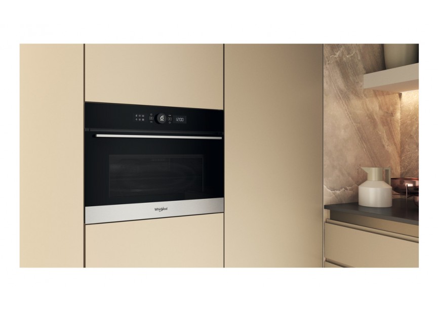 Whirlpool WMW57DHMX 45cm Combi-microgolfoven Grill Inox