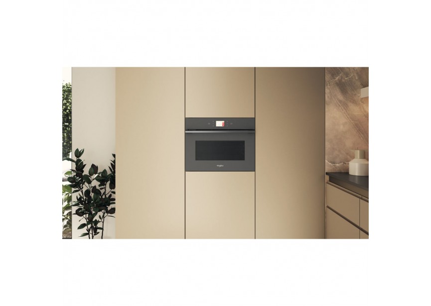 Whirlpool WCW11O7FHTSSM 45cm Combi-microgolfoven Grill Grijs