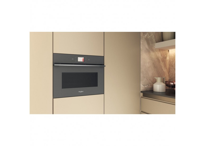 Whirlpool WCW11O7FHTSSM 45cm Combi-microgolfoven Grill Grijs
