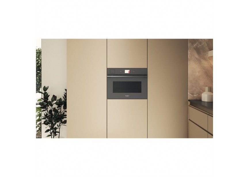 Whirlpool WCT11A9FHTSSMA 45cm Microgolf Oven Stoom Gril Grey