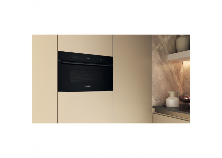 Whirlpool WMD7O4TB 38 cm Microgolfoven Grill 6th Sense Zwart