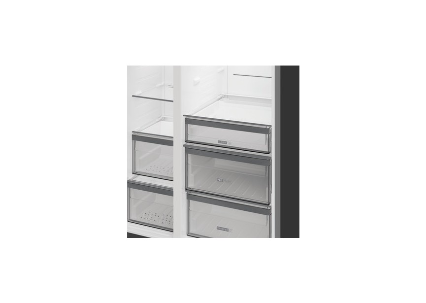 Whirlpool WHG26574WX5E NoFrost Side by Side - kraan nodig -