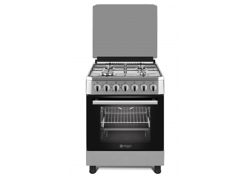 Wiggo Serie 5 60 cm RVS inox gas fornuis electrische oven