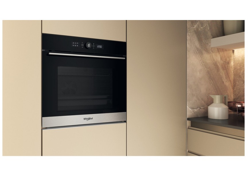 Whirpool WOI5S8PM1SX XL A+ Hydrolyse Pyrolyse oven Inox