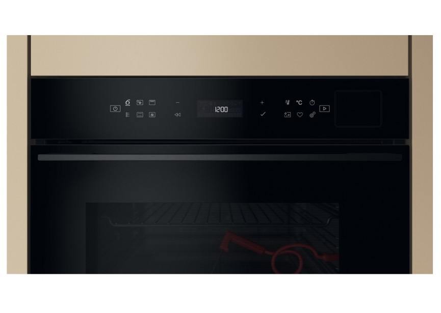 Whirlpool WOI7A8FPT1SBA A+ bakoven met stoom Grill Zwart