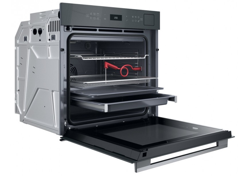 Whirlpool WOI7A8FPT1SSGA A+ bakoven met Stoom Grill Grijs