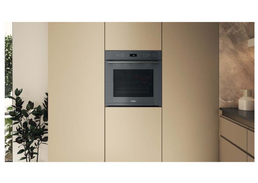 Whirlpool WOI7A8FPT1SSGA A+ bakoven met Stoom Grill Grijs
