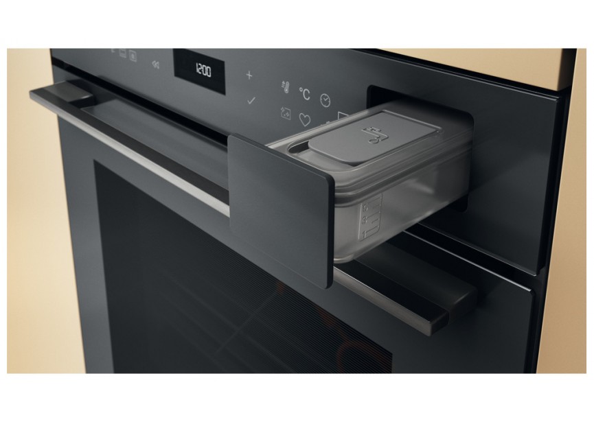 Whirlpool WOI7A8FPT1SSGA A+ bakoven met Stoom Grill Grijs