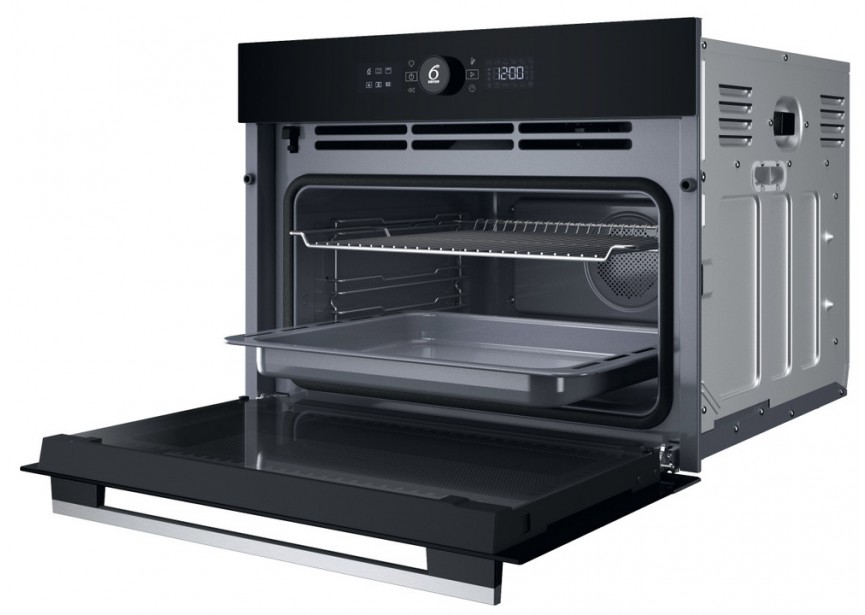 Whirlpool WCC58HMSXA 45cm Pyrolyse hetelucht oven Grill Inox