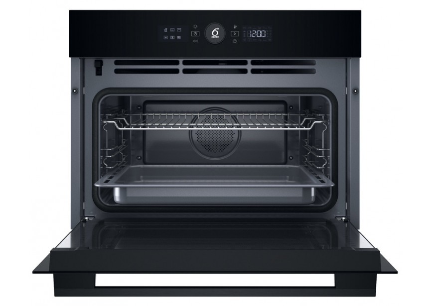 Whirlpool WCC54PMSBA 45cm Pyrolyse heteluchtoven Grill Zwart