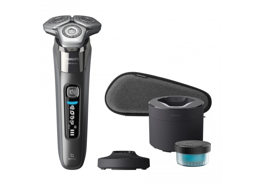 Philips S8697/55 luxe oplaadbare shaver Quick Clean Pod
