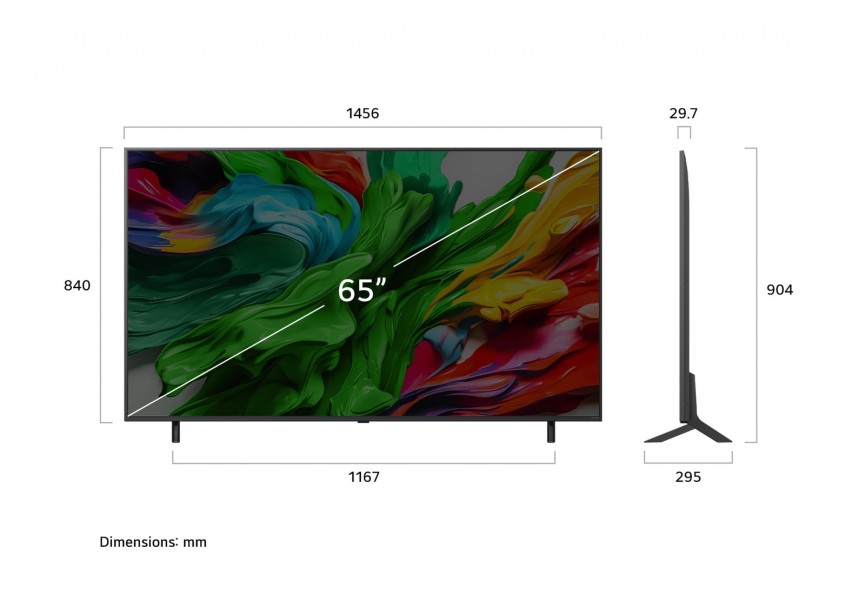 LG 65QNED85A6C 100 Hz 65 165 cm QNED 4K UHD TV 2025