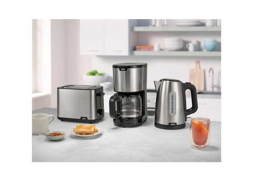Braun HT1510BK Blackline Inox compacte broodrooster