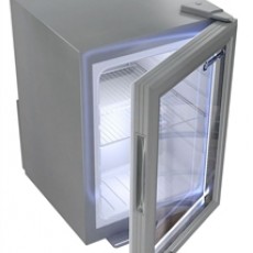 Gastro cool GCKW24 ZILVER 24 liter koeler met glazen deur
