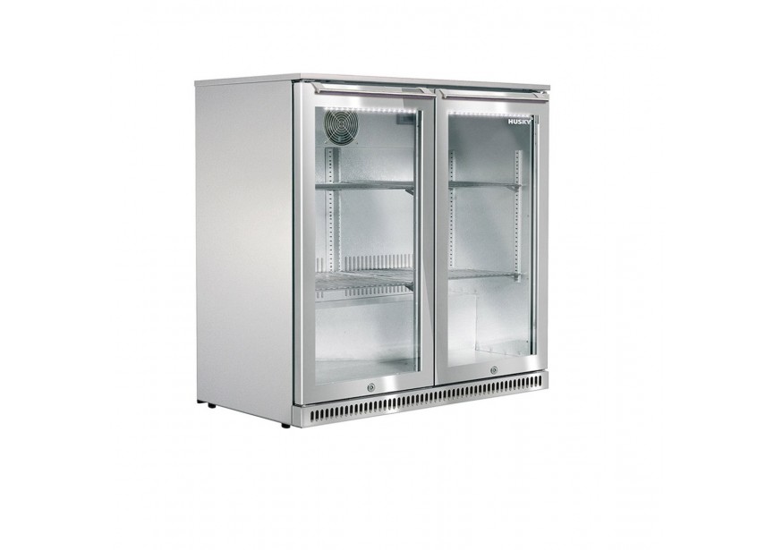 Husky AlFresco Backbar Koeler Outdoor 2 Deurs Deurslot Led V