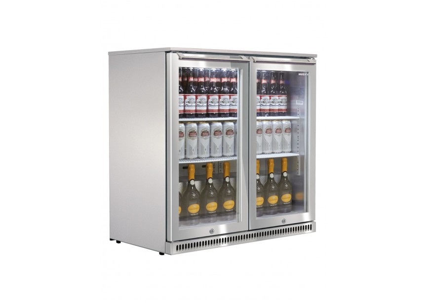 Husky AlFresco Backbar Koeler Outdoor 2 Deurs Deurslot Led V