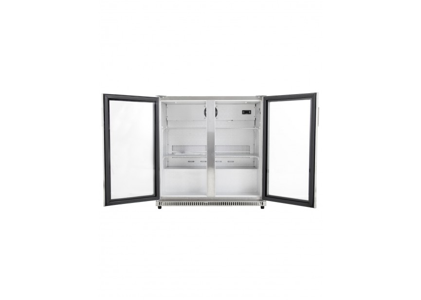 Husky AlFresco Backbar Koeler Outdoor 2 Deurs Deurslot Led V